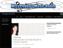 Tablet Screenshot of misspeggysmusic.com